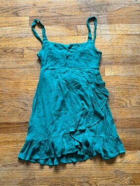 O'Neill Teal Ruffle Summer Dress